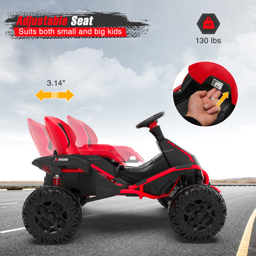 ANPABO 24V 4x4 Ride On Toy For Big Kids, 4x200W Motors